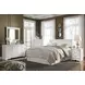 Anarasia White 6 Drawer Dresser and Rectangular Mirror