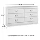 Anarasia White Dresser