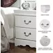 Anarasia White 2 Drawer Nightstand