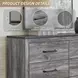 Bronyan Dark Gray Dresser