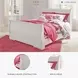 Anarasia White Full Sleigh Bed