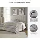 Dolante Contemporary Beige King Upholstered Panel Bed