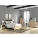 Hollymount Tan 6 Drawer Dresser and Rectangular Mirror
