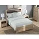 Hollymount Tan 1 Drawer Nightstand with USB Charging