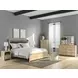 Hollymount Tan 6 Drawer Dresser and Rectangular Mirror