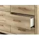 Hollymount Tan 6 Drawer Dresser and Rectangular Mirror