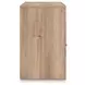Hollymount Tan 1 Drawer Nightstand with USB Charging