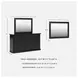 Maribel Black Dresser and Mirror