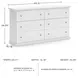 Bostwick Shoals White Dresser
