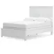 Bostwick Shoals White Full Panel Bed