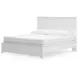 Bostwick Shoals White King Panel Bed