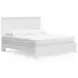 Bostwick Shoals White King Panel Bed