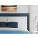 Bostwick Shoals White King Panel Bed