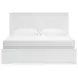 Bostwick Shoals White King Panel Bed