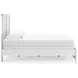 Bostwick Shoals White King Panel Bed
