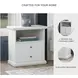 Bostwick Shoals White Nightstand