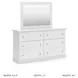 Bostwick Shoals White Dresser and Mirror