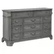 B01550 Gray 11 Drawer Dresser