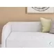 Shapella Tan And White Twin Upholstered Daybed with Storage