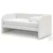 Shapella Tan And White Twin Upholstered Daybed