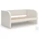 Shapella Tan And White Twin Upholstered Daybed