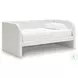 Shapella Tan And White Twin Upholstered Daybed