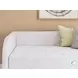 Shapella Tan And White Twin Upholstered Daybed