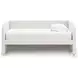 Shapella Tan And White Twin Upholstered Daybed