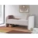 Shapella Tan And White Twin Upholstered Daybed