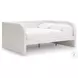 Shapella Tan And White Full Upholstered Daybed