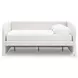 Shapella Tan And White Full Upholstered Daybed