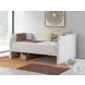Shapella Tan And White Full Upholstered Daybed