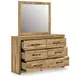 Hastiport Brown Crossbuck Panel Bedroom Set