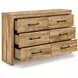 Hastiport Brown Crossbuck Panel Bedroom Set