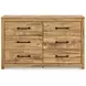 Hastiport Brown Crossbuck Panel Bedroom Set