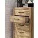 Branstony Golden Rustic 5 Drawer Chest