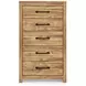 Branstony Golden Rustic 5 Drawer Chest