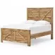 Hastiport Brown Crossbuck Panel Bedroom Set