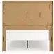 Hastiport Brown Queen Crossbuck Panel Bed