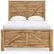 Hastiport Brown Crossbuck Panel Bedroom Set