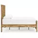 Hastiport Brown Queen Crossbuck Panel Bed