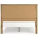 Hastiport Brown King Crossbuck Panel Bed
