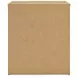 Hastiport Brown 2 Drawer Nightstand with USB Charging