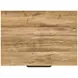 Hastiport Brown 2 Drawer Nightstand with USB Charging