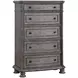 B01623 Gray 5 Drawer Chest