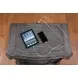 B01623 Gray 3 Drawer Nightstand with USB Charging and LED