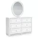Maylilly Light Gray Youth Upholstered Storage Panel Bedroom Set with LED