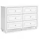 Maylilly Light Gray and White Youth Upholstered Storage Panel Bedroom Set with LED
