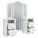 Maylilly Light Gray Youth Upholstered Storage Panel Bedroom Set with LED