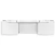 Maylilly White Rectangular Vanity Mirror with LED